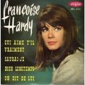 FRANCOISE HARDY / QUI AIME T'IL VRAIMENT + 3 【7inch】EP FRANCE VOGUE ORG.