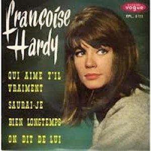 フランソワーズ・アルディ：FRANCOISE HARDY / QUI AIME T'IL VRAIMENT + 3 【7inch】EP FRANCE VOGUE ORG.