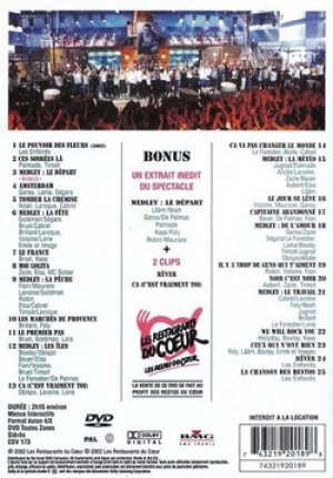 LES ENFOIRES / 2002 TOUS DANS LE MEME BATEAU  【DVD】 FRANCE盤 PAL