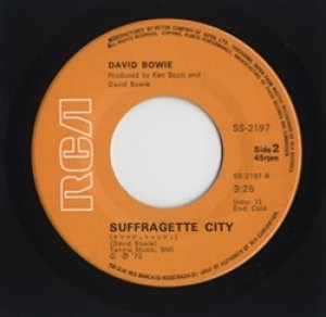デビッド・ボウイー：DAVID BOWIE / スターマン：STARMAN 【7inch】 日本盤 RCA　B面はサフラゲット・シティ