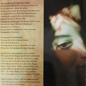 サラ・マクラクラン：SARAH McLACHLAN / FUMBLING TOWARDS ECSTASY 【CD】 US盤
