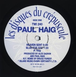 ポール・ヘイグ：PAUL HAIG / PAUL HAIG 【LP】 ベルギー盤 ORG. クレプスキュール