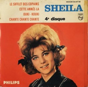シェイラ：SHEILA / LE SIFFLET DES COPAINS + 3 【7inch】 EP　FRANCE盤 PHILIPS ORG.