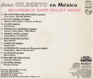 ジョアン・ジルベルト：JOAO GILBERTO / JOAO GILBERTO EN MEXICO 【CD】 ブラジル盤 PHILIPS