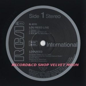 ルー・リード：LOU REED / LOU REED LIVE 【LP】 ドイツ盤