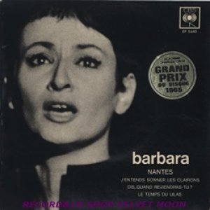 バルバラ：BARBARA / NANTES + 3 【7inch】EP フランス盤 ACC受賞作 ナントに雨が降る