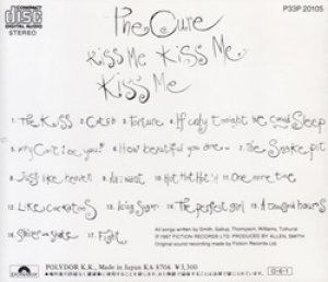 ザ・キュアー：THE CURE / キス・ミー、キス・ミー、キス・ミー：KISS ME,KISS ME,KISS ME 【CD】 日本盤 初回版