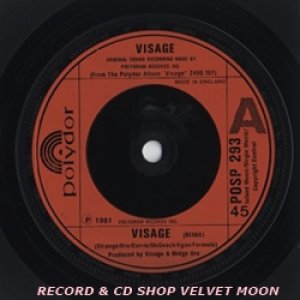 ヴィサージ：VISAGE / VISAGE 【7inch】 UK盤 ORG. Red Injection Labels