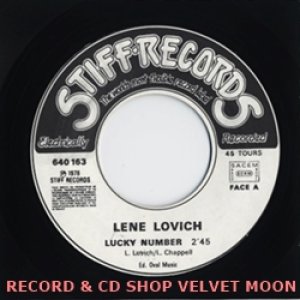 リーナ・ラヴィッチ：LENE LOVICH / LUCKY NUMBER 【7inch】 フランス盤 ORG. Stiff Records