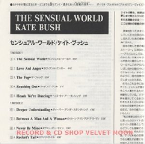 ケイト・ブッシュ / センシュアル・ワールド：KATE BUSH / THE SENSUAL WORLD 【CD】 日本盤 初回版