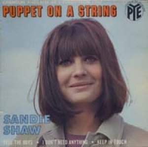 画像1: SANDIE SHAW / PUPPET ON A STRING 【7inch】 EP FRANCE VOGUE-PYE ORG.