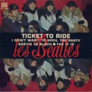 画像1: LES BEATLES/TICKET TO RIDE 【7inch】EP FRANCE ODEON ORG.