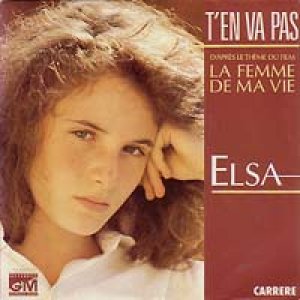 ELSA/T'EN VA PAS 【7inch】 FRANCE CARRERE