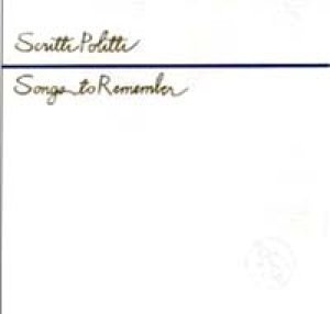 画像1: SCRITTI POLITTI / SONGS TO REMEMBER 【CD】 UK VIRGIN 新品