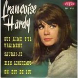 画像: FRANCOISE HARDY / QUI AIME T'IL VRAIMENT + 3 【7inch】EP FRANCE VOGUE ORG.