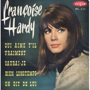 画像: FRANCOISE HARDY / QUI AIME T'IL VRAIMENT + 3 【7inch】EP FRANCE VOGUE ORG.