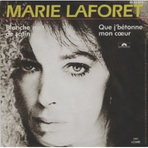 画像: MARIE LAFORET / BLANCHE NUIT DE SATIN 【7inch】 ドイツ盤 POLYDOR