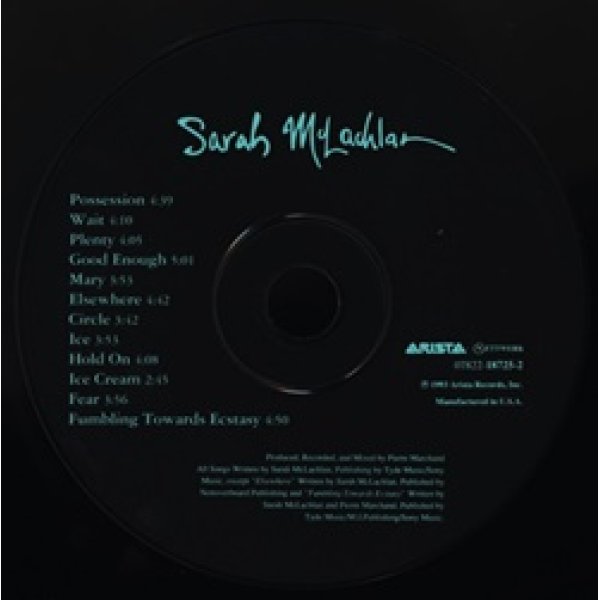 サラ・マクラクラン：SARAH McLACHLAN / FUMBLING TOWARDS ECSTASY 【CD】 US盤