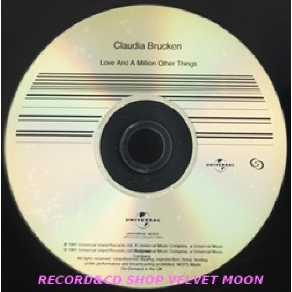 CLAUDIA BRUCKEN/LOVE：AND A MILLION OTHER THINGS 【CD】 UK盤 Universal Music Archive Collection Series