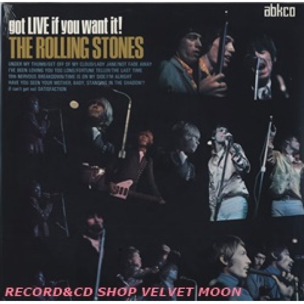 ローリング・ストーンズ：THE ROLLING STONES / GOT LIVE IF YOU WANT IT! 【LP】新品  US盤 リマスター 再発盤
