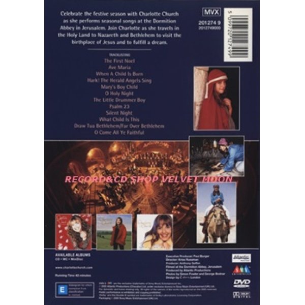 シャルロット・チャーチ：CHARLOTTE CHURCH / DREAM A DREAM - CHARLOTTE CHURCH IN THE HOLY LAND 【DVD】 UK盤