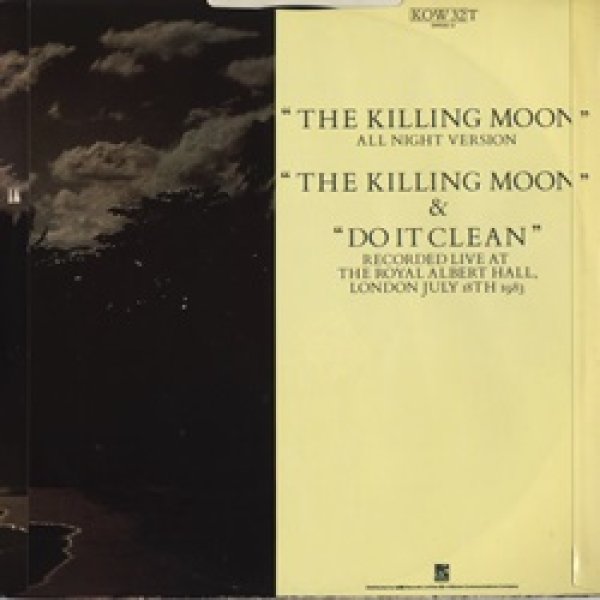 エコー&ザ・バニーメン：ECHO & THE BUNNYMEN / THE KILLING MOON (ALL NIGHT VERSION) 【12inch】UK盤 ORG.