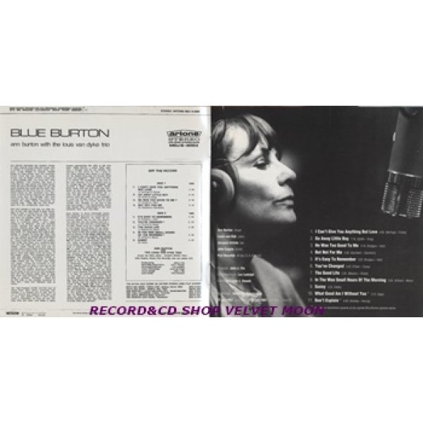 アン・バートン：ANN BURTON WITH THE LOUIS VAN DYKE TRIO / BLUE BURTON 【CD】 オランダ盤