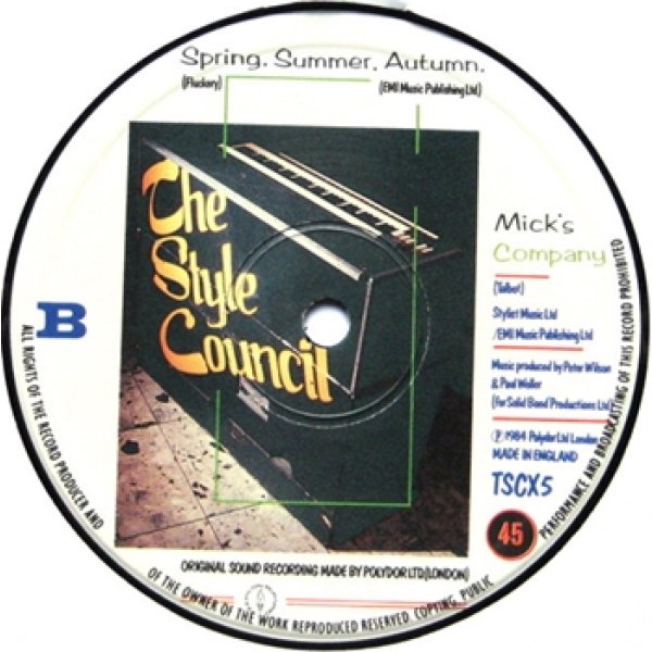 ザ・スタイル・カウンシル：THE STYLE COUNCIL / MY EVER CHANGING MOODS 【12inch】 UK盤 POLYDOR