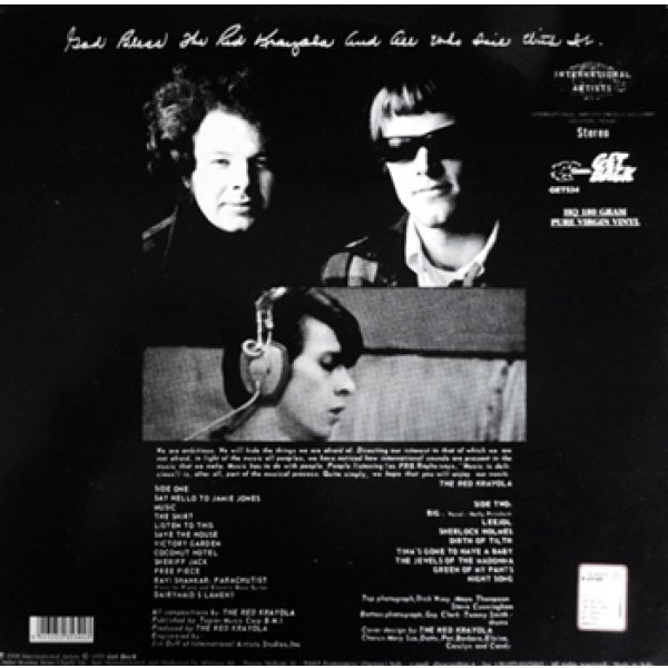 RED KRAYOLA / GOD BLESS THE RED KRAYOLA AND ALL WHO SAIL WITH IT 【LP】　新品 180gヴィニール 限定再発盤 イタリア盤