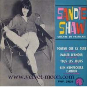 画像: SANDIE SHAW / CHANTE EN FRANCAIS - POURVU QUE CA DURE 【7inch】 EP FRANCE VOGUE-PYE ORG.