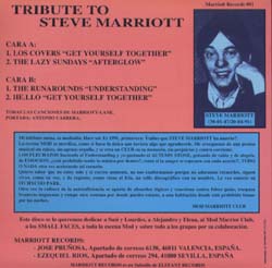 画像: V.A./TRIBUTE TO STEVE MARRIOTT 【7inch】 SPAIN MARIOTT