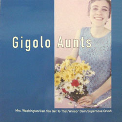 画像1: GIGOLO AUNTS / MRS. WASHINGTON 【12inch】 UK FIRE ホワイト・ヴィニール (1)