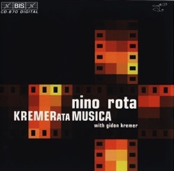 ニーノ・ロータ：NINO ROTA：CHAMBER MUSIC / クレメラータ・ムジカ：KREMERata MUSICA with ギドン・クレメール：GIDON KREMER 【CD】 オーストリア盤
