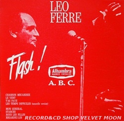 レオ・フェレ：LEO FERRE / FLASH ! ALHAMBRA A.B.C.  【CD】 フランス盤 BARCLAY 限定デジパック盤　リマスター