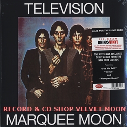 テレヴィジョン：TELEVISION / MARQUEE MOON 【LP】新品 ヨーロッパ盤 180g リマスター 再発盤