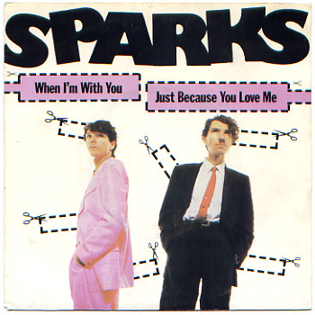 画像1: SPARKS / WHEN I'M WITH YOU 【7inch】 フランス盤 CARRERE (1)