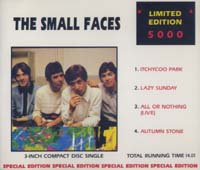スモール・フェイセス：THE SMALL FACES / ITCHYCOO PARK 【3inch・CD SINGLE】 LTD.5000 フランス盤 CASTLE