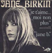 ジェーン・バーキン：JANE BIRKIN/JE T'AIME MOI NON PLUS 【7inch】 FRANCE DISC AZ