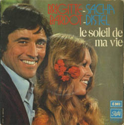 画像1: BRIGITTE BARDOT et SACHA DISTEL / LE SOLEIL DE MA VIE 【7inch】 FRANCE PATHE ORG. (1)